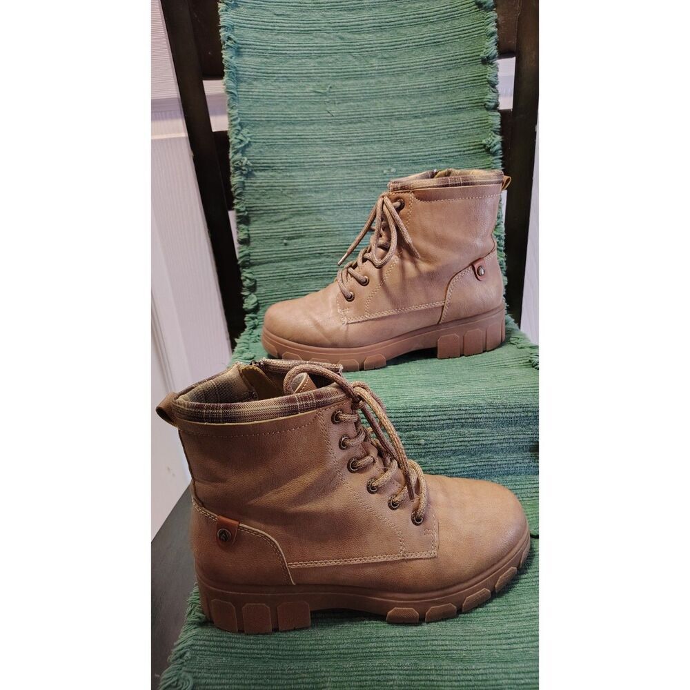 Sporto 6.5M Tan Legion Lace Up Boots